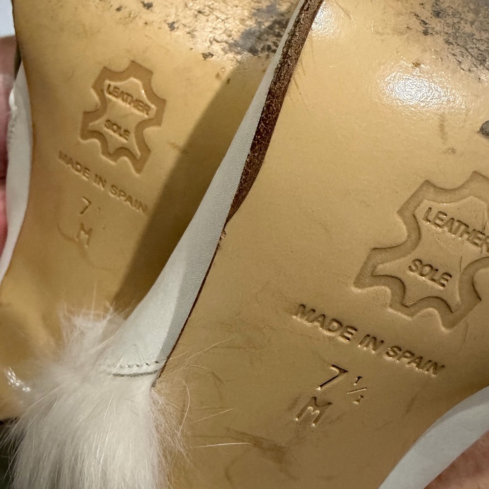 Vintage Winter White leather & fur - Picture 5 of 14